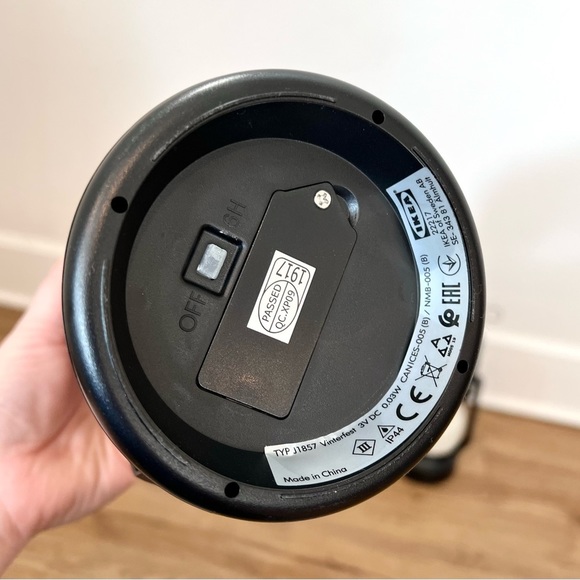 2pk IKEA Vinterfest LED Black White Battery Lanterns Indoor Outdoor Lights - Picture 6 of 7